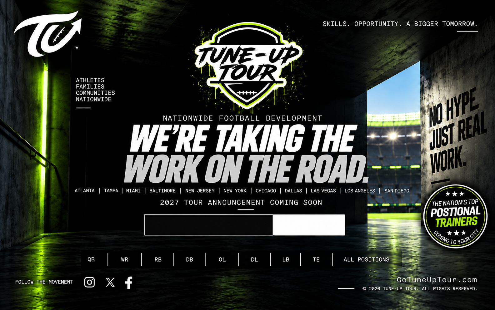 Tune-Up Tour nationwide football development